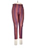 Graced by Grit Argyle Purple Leggings Size M - photo 1