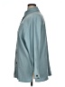 Sag Harbor Solid Teal Long Sleeve Blouse Size 16 - photo 5