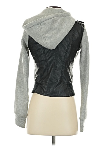 I Love Boy Meets Girl by Boy Meets Girl Faux Leather Jacket (view 2)