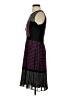 Halogen 100% Polyester Houndstooth Purple Cocktail Dress Size 4 - photo 5