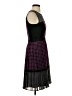 Halogen 100% Polyester Houndstooth Purple Cocktail Dress Size 4 - photo 4