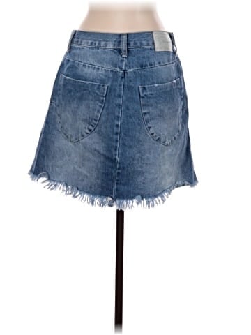 ONE X ONETEASPOON Denim Skirt (view 2)