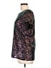 Cable & Gauge Silver Short Sleeve Blouse Size L - photo 5