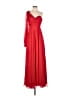 Mac Duggal 100% Polyester Red Cocktail Dress Size 2 - photo 1