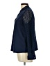 Shein Blue Long Sleeve Blouse Size L - photo 5