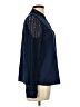 Shein Blue Long Sleeve Blouse Size L - photo 4