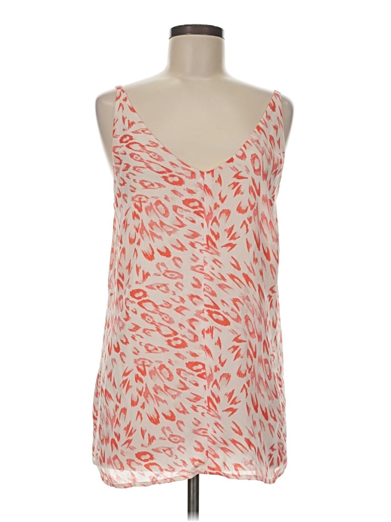 Pre-owned Cabi Sleeveless Top Orange Scoop Neck Tops