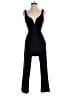 Express Solid Black Jumpsuit Size 2 - photo 1