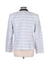 Black Label by Evan Picone 100% Polyester Stripes Gray Blazer Size 14 - photo 2