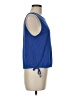 Green Envelope Blue Sleeveless Blouse Size M - photo 4