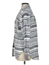 Vince Camuto 100% Rayon Stripes Gray Long Sleeve Button-Down Shirt Size S - photo 5