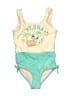 Disney Graphic Green One Piece Swimsuit Size 4 - 5 - photo 1