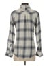 Rails 100% Rayon Plaid Gray Long Sleeve Blouse Size S - photo 2