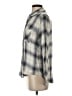 Rails 100% Rayon Plaid Gray Long Sleeve Blouse Size S - photo 5