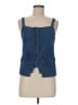 LNA 100% Cotton Blue Sleeveless Top Size M - photo 1