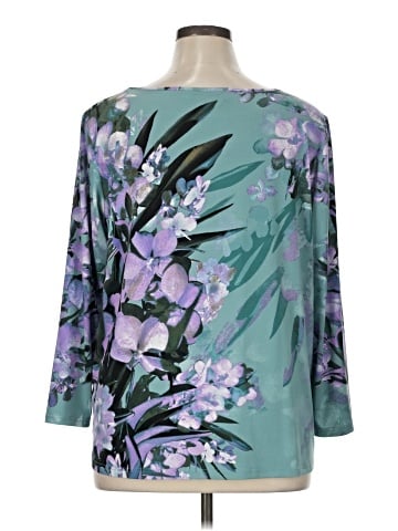 Bob Mackie 3/4 Sleeve Blouse (view 2)
