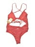 Berlook Hearts Red One Piece Swimsuit Size M - photo 2
