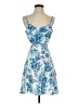 Shein Paisley Blue Cocktail Dress Size 4 - photo 1