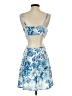 Shein Paisley Blue Cocktail Dress Size 4 - photo 2