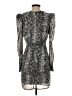 Aqua 100% Polyester Animal Print Gray Cocktail Dress Size S - photo 2