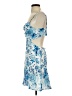 Shein Paisley Blue Cocktail Dress Size 4 - photo 5