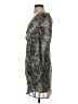 Aqua 100% Polyester Animal Print Gray Cocktail Dress Size S - photo 5