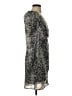 Aqua 100% Polyester Animal Print Gray Cocktail Dress Size S - photo 4