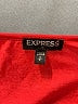 Express Outlet 100% Polyester Red Sleeveless Blouse Size S - photo 7