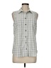 Eddie Bauer Gray Sleeveless Blouse Size M - photo 1