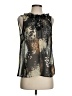 CAbi 100% Polyester Black Sleeveless Blouse Size S - photo 1