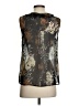CAbi 100% Polyester Black Sleeveless Blouse Size S - photo 2