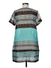 Assorted Brands Print Teal Casual Dress Size M - photo 2