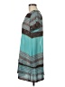 Assorted Brands Print Teal Casual Dress Size M - photo 5