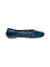 Assorted Brands 100% Leather Blue Flats Size EU 38 - photo 1