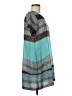 Assorted Brands Print Teal Casual Dress Size M - photo 4