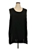 Caroline Rose 100% Silk Black Sleeveless Top Size 3X - photo 1