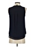 Ann Taylor 100% Polyester Blue Sleeveless Blouse Size XS - photo 2