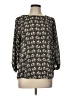 Pixley Black 3/4 Sleeve Blouse Size L - photo 1