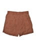 Universal Thread 100% Lyocell Solid Brown Khaki Shorts Size S - photo 2