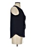 Ann Taylor 100% Polyester Blue Sleeveless Blouse Size XS - photo 4