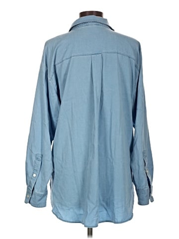 Ann Taylor LOFT Outlet Long Sleeve Button-Down Shirt (view 2)