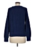 J.Crew 100% Cotton Solid Blue Pullover Sweater Size M - photo 2