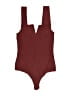 Rockin' C Chevron-herringbone Burgundy One Piece Swimsuit Size S - photo 1