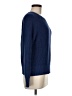 J.Crew 100% Cotton Solid Blue Pullover Sweater Size M - photo 4