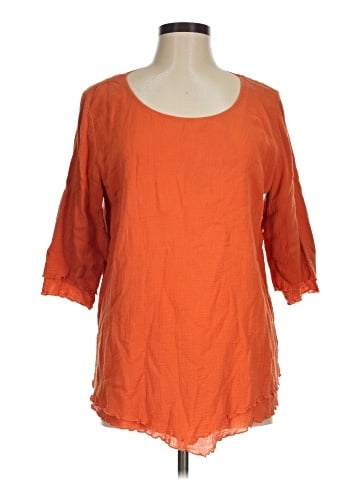 Soft Surroundings 3/4 Sleeve Blouse (view 1)