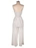 Lost + Wander 100% Rayon Hearts Ivory Jumpsuit Size S - photo 2