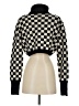 12th Tribe Checkered-gingham Black Turtleneck Sweater Size S - photo 2