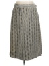 Tory Burch 100% Silk Houndstooth Gray Silk Skirt Size 4 - photo 1