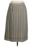 Tory Burch 100% Silk Houndstooth Gray Silk Skirt Size 4 - photo 2