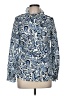 Talbots Paisley Blue Long Sleeve Blouse Size M - photo 1